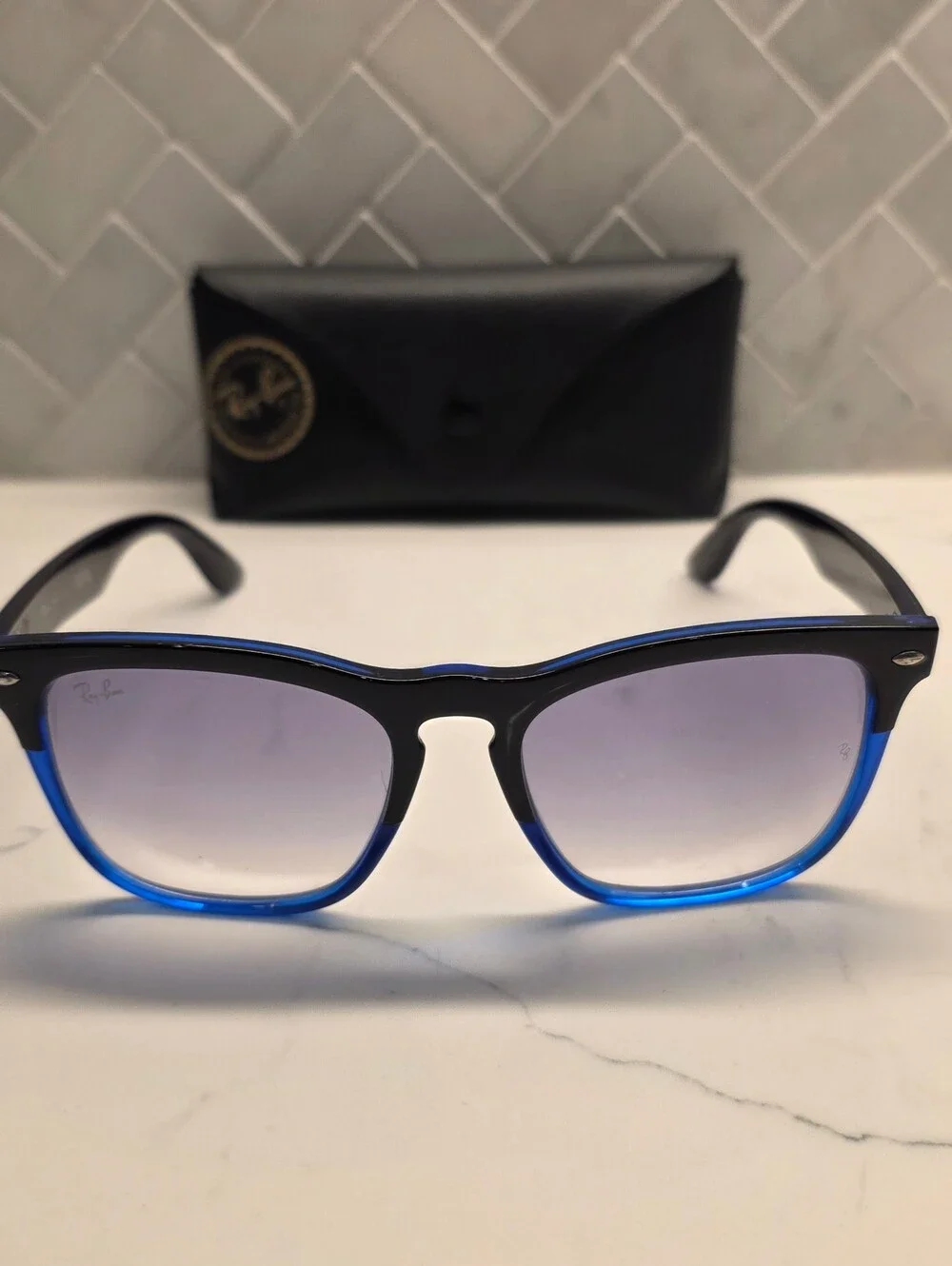 Ray-Ban Steve RB 4487 6632/19 Square Sunglasses (Black & Translucent)